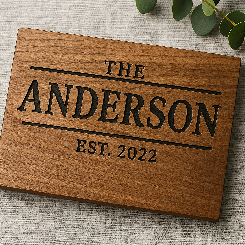 Hospitality family branding and guest experience laser engraved Maryland